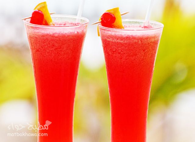 وصفة عصير البِطيخ الأحمر من مطبخ حواء
