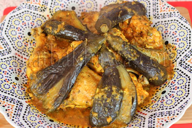 وصفة دجاج بالباذنجان من مطبخ حواء
