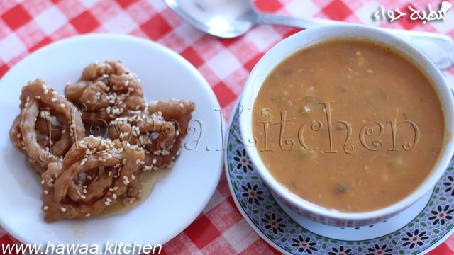 وصفة الحريرة المغربية من مطبخ حواء