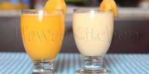عصير المشمش المجفف بالبرتقال + عصير المشمش المجفف بالحليب