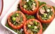 وصفة طماطم محشية بسلطة خضار من مطبخ حواء